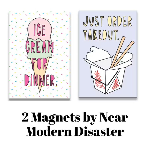 Fridge Magnet Set by Near Modern Disaster