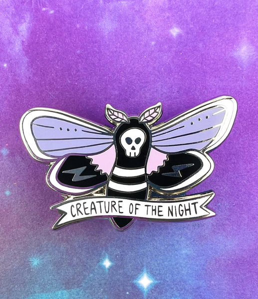 Creature of the Night enamel pin