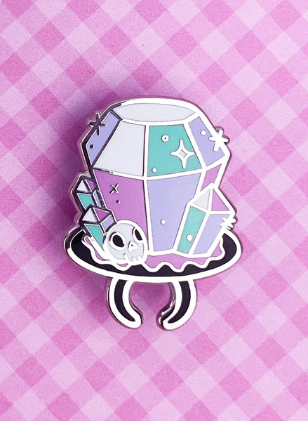 Crystal Pop enamel pin