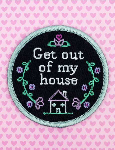 My House iron-on patch
