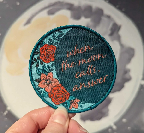 Called By The Moon iron-on patch