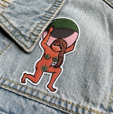 Ganja Goddess patch