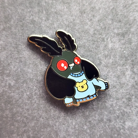 Fine Dining Mothman enamel pin