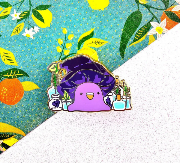 Apothecary Shroomie enamel pin