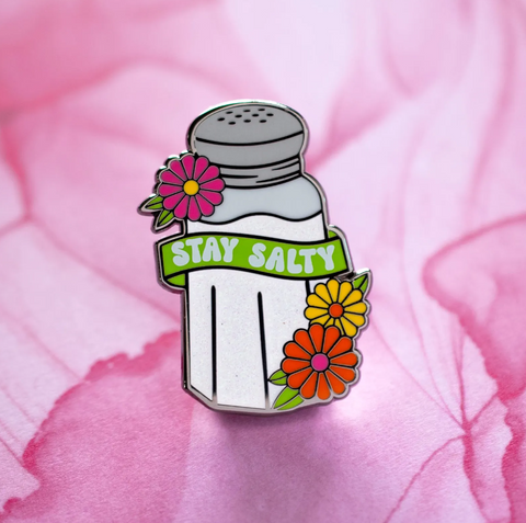 Stay Salty enamel pin