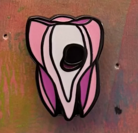 Sweet Tooth enamel pin