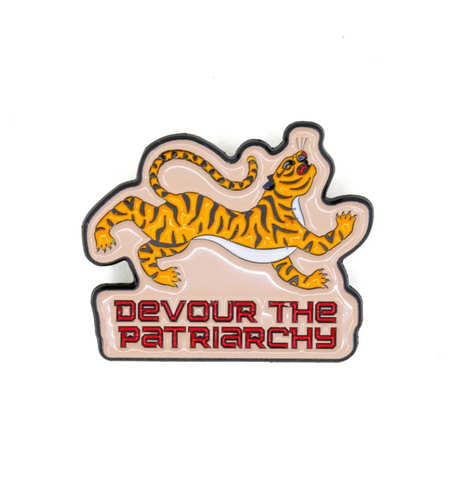 Devour the Patriarchy enamel pin