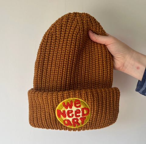 We Need Art Chunky Beanie