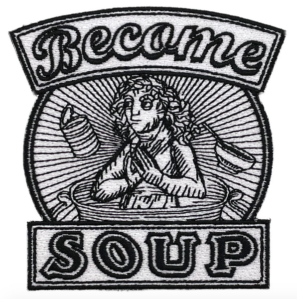 Become Soup iron-on patch