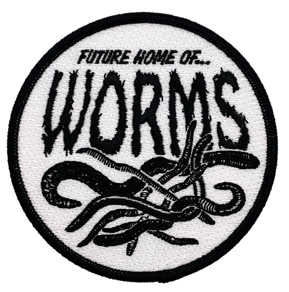 Future Home of Worms iron-on patch