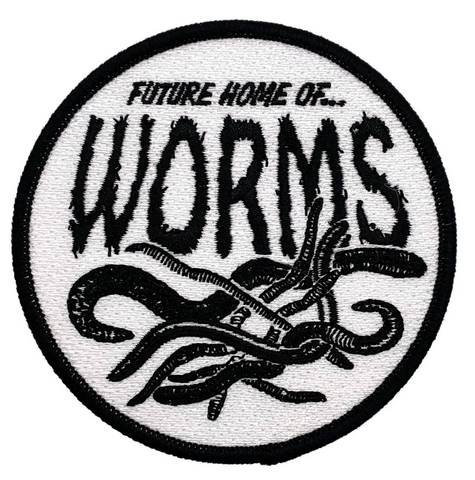 Future Home of Worms iron-on patch