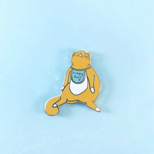 Whining Hungry Cat enamel pin