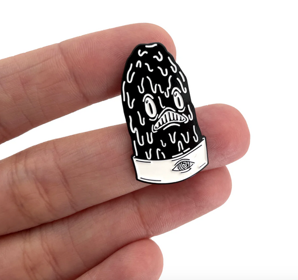 Leaky Len enamel pin