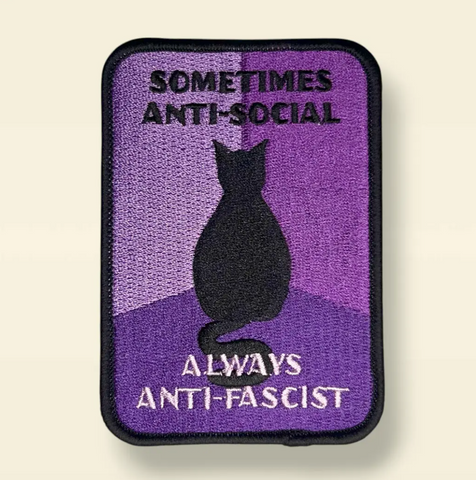 Anti-Social, Anti-Fascist Cat Patch