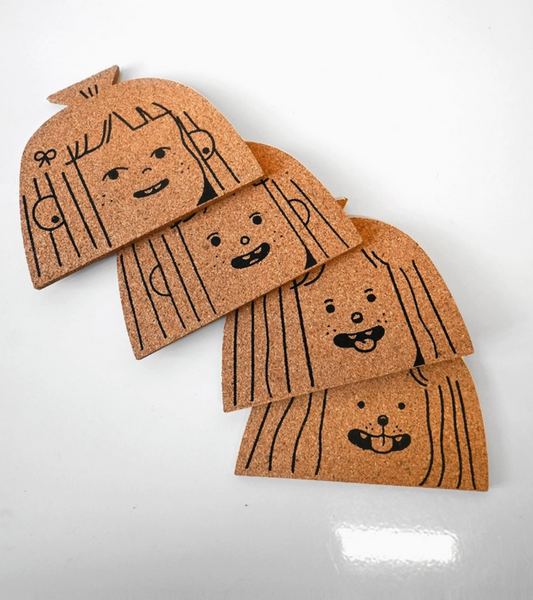 Dog Person Coaster Set