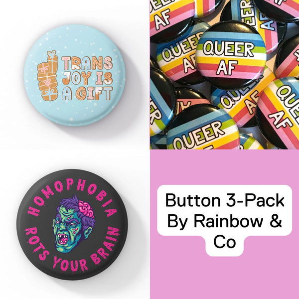 Queer Button 3-Pack