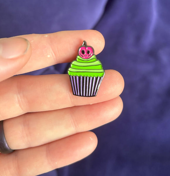 Spooky Cupcake pin