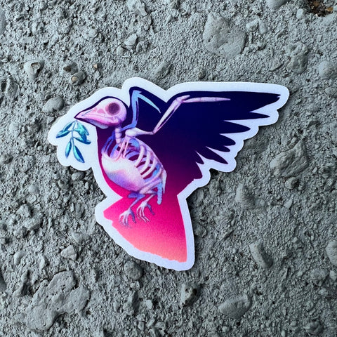 Dove of Peace iron-on patch