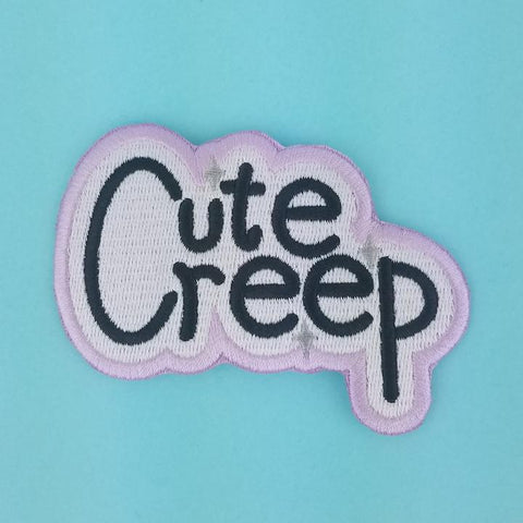 Cute Creep iron-on patch
