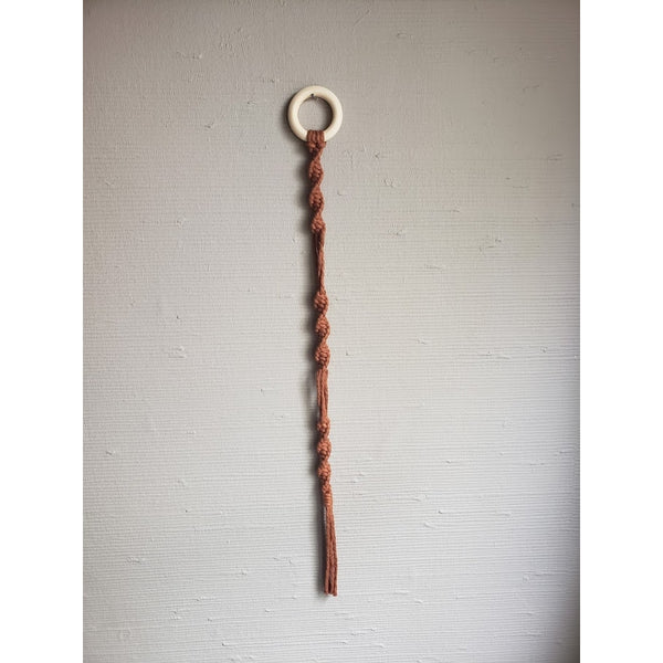 Air Plant Hanger Double Twist - Camel