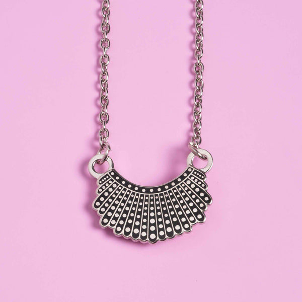 Dissent Collar Necklace-Silver