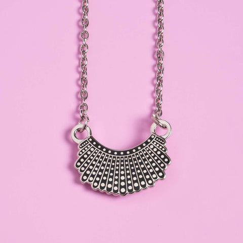 Dissent Collar Necklace-Silver