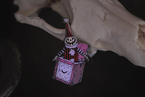 Jack in the Box enamel pin