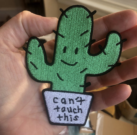 Can't Touch This Cactus patch