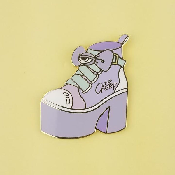 Cute Creep enamel pin