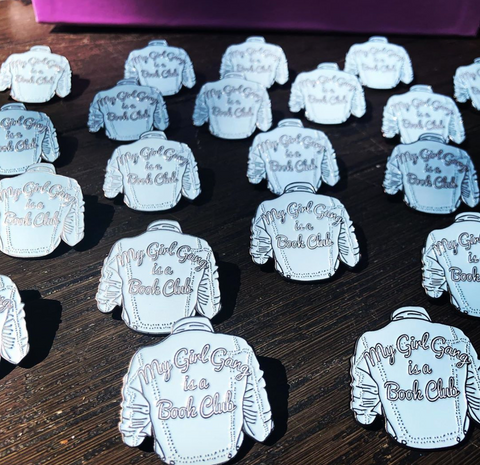 My Girl Gang is a Book Club pin