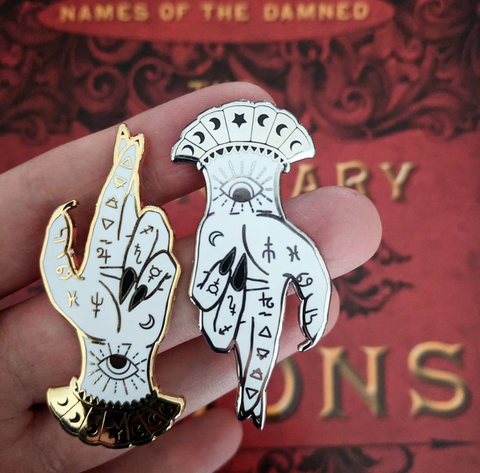 Fortune Teller enamel pin-Silver