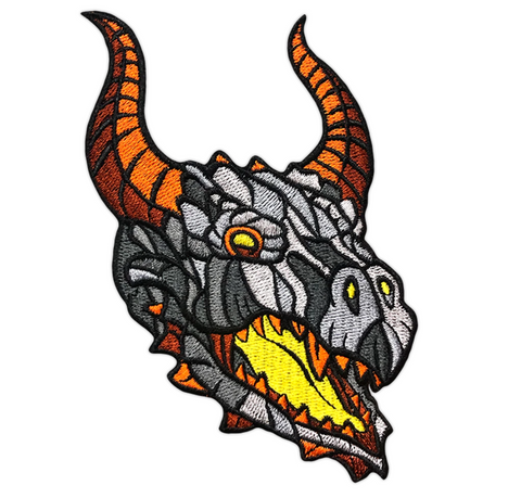 Dragon Head patch by Seventh.Ink