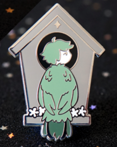 Birdboy enamel pin