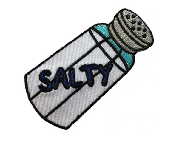 Salty patch (iron-on or stick-on patch)