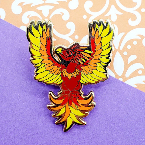 Phoenix enamel pin