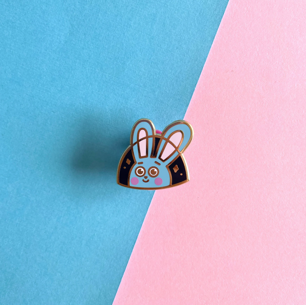 Space Astronaut Bunny enamel pin