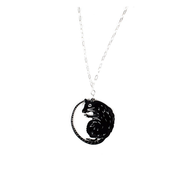 Black Rat Necklace