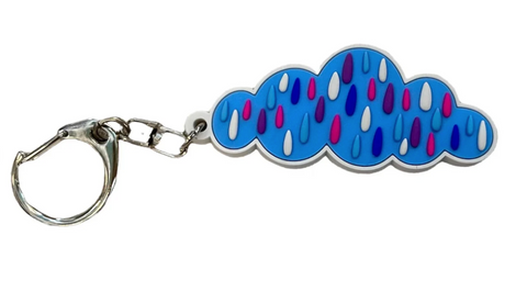 Raincloud Keychain
