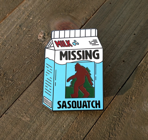 Sasquatch enamel pin