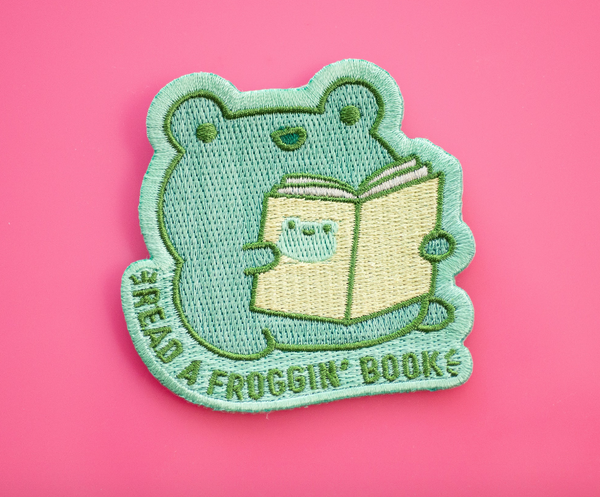 Read a Froggin Book patch-2 colorways