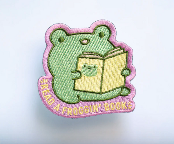 Read a Froggin Book patch-2 colorways