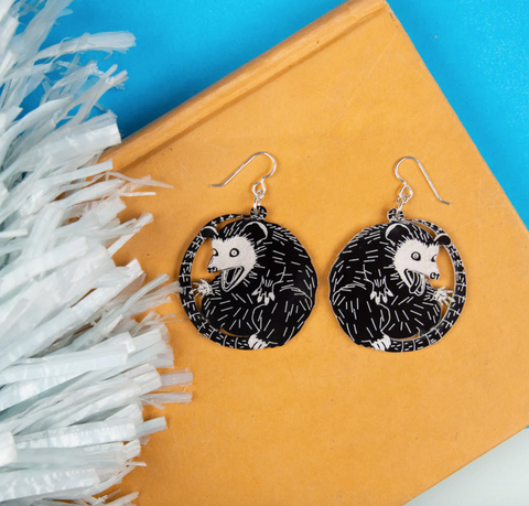 Possum Earrings