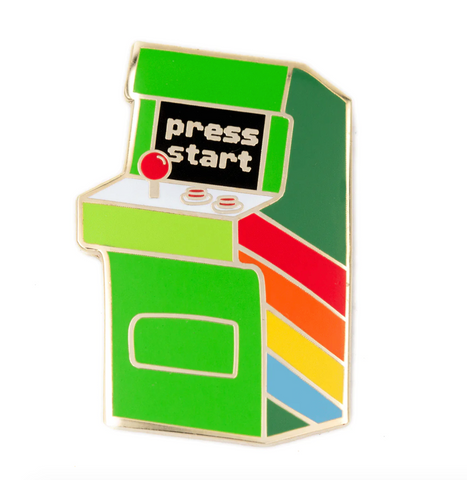 Arcade enamel pin