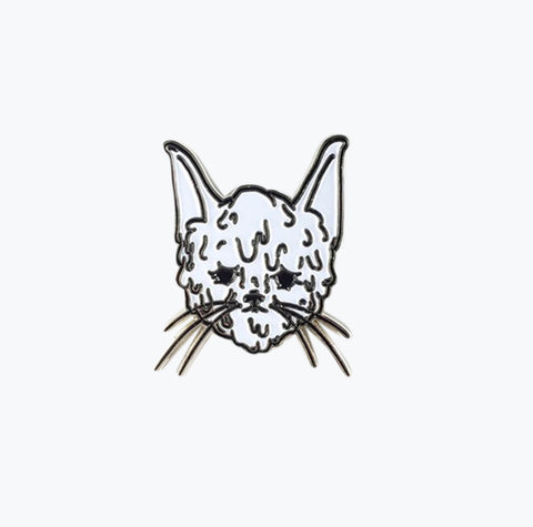 Zombie Cat Enamel Pin