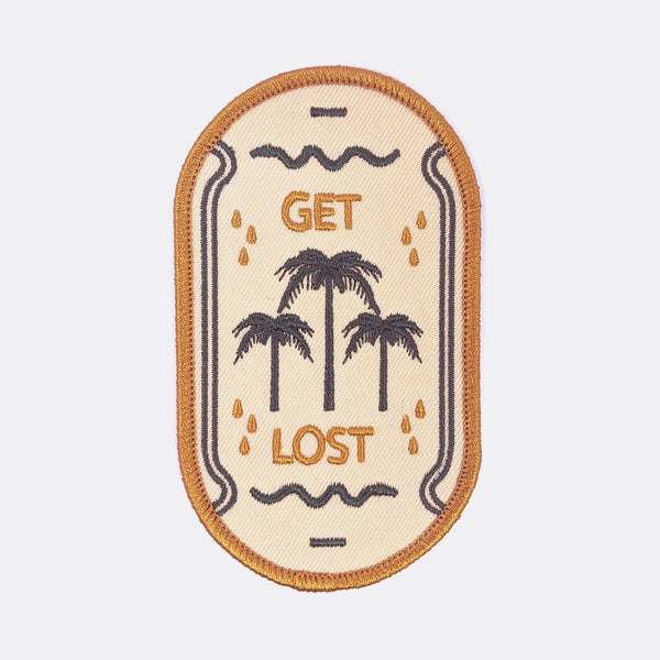 Get Lost iron-on patch