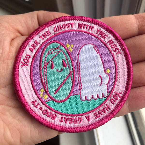 The Ghost with the Most iron-on patch