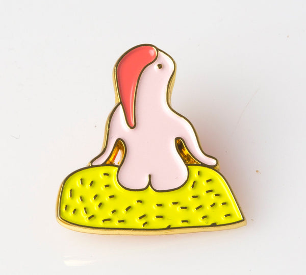 Girl Power enamel pin