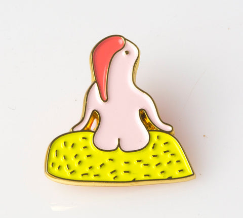 Girl Power enamel pin