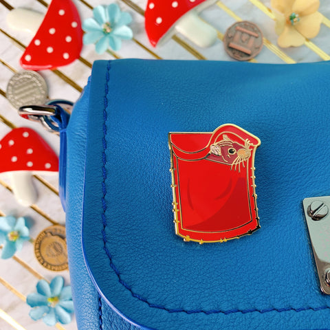 Magical Rat in yer Pocket enamel pin