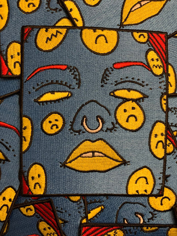 Feelings iron-on patch